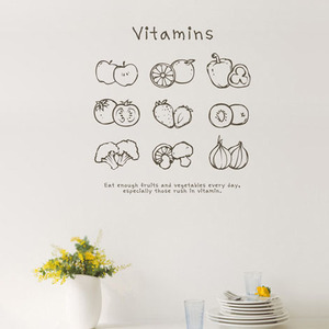[one7]그래픽스티커_비타민-vitamins